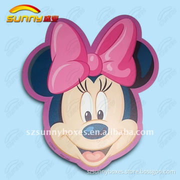 mickey mouse plastic mat for promotion